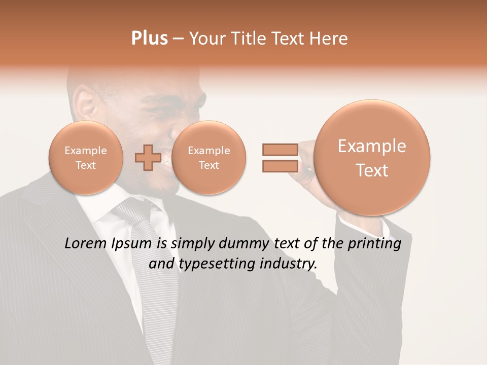 Business Fist Winner PowerPoint Template