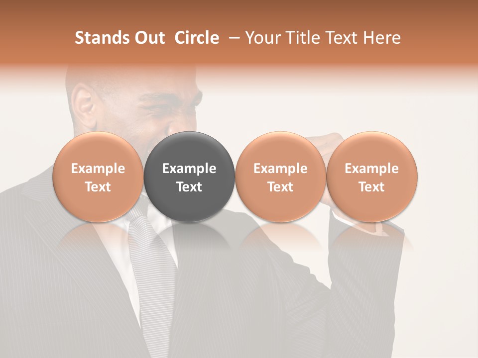 Business Fist Winner PowerPoint Template