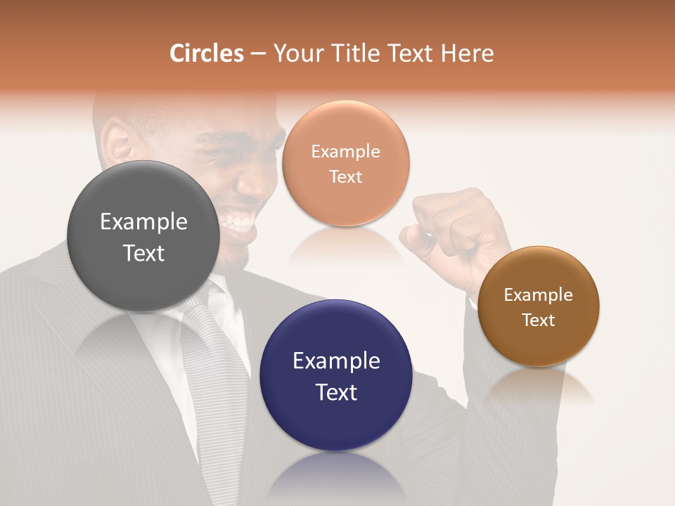 Business Fist Winner PowerPoint Template