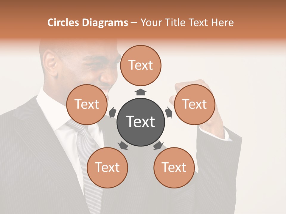 Business Fist Winner PowerPoint Template