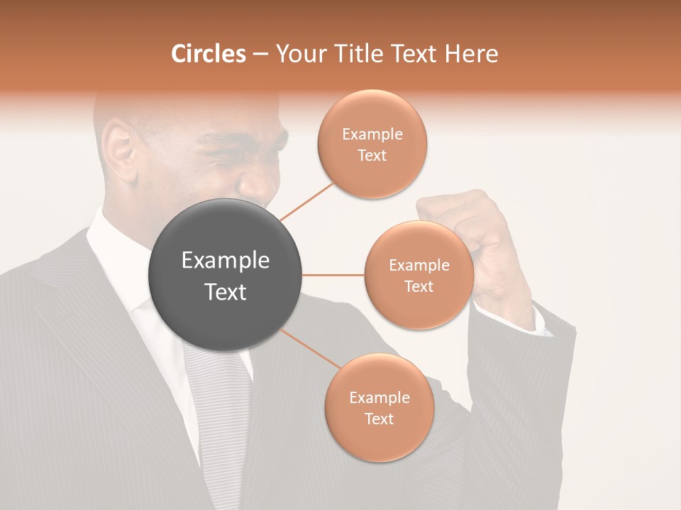 Business Fist Winner PowerPoint Template