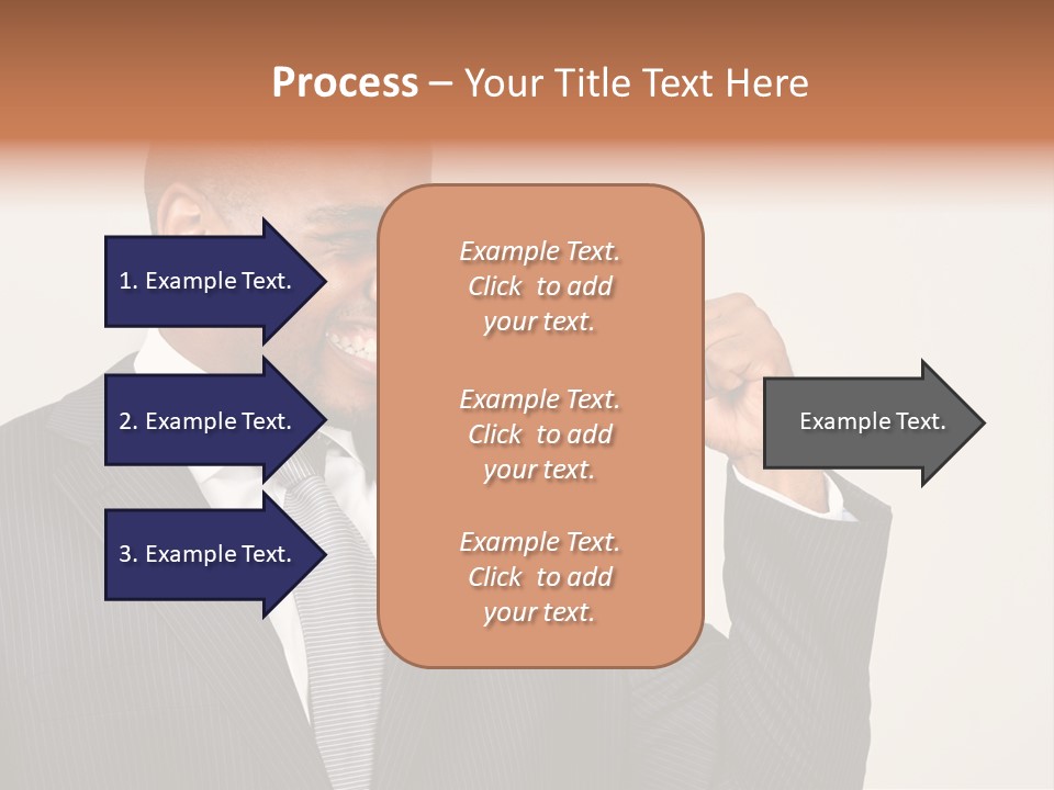 Business Fist Winner PowerPoint Template
