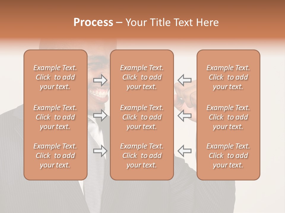 Business Fist Winner PowerPoint Template