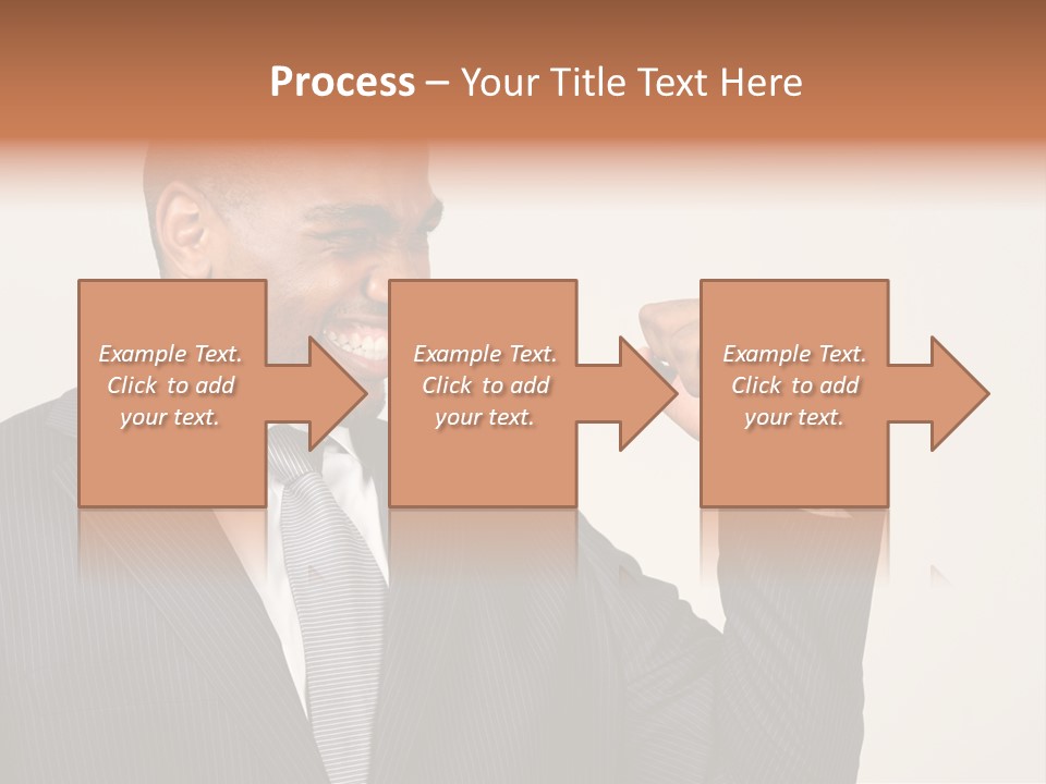 Business Fist Winner PowerPoint Template