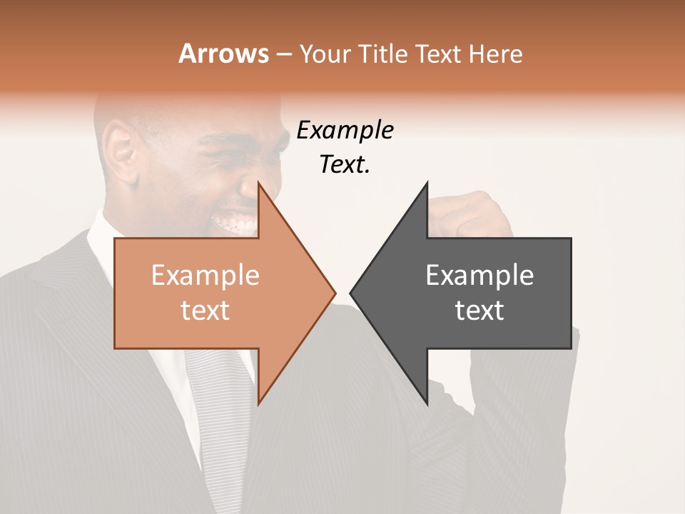 Business Fist Winner PowerPoint Template