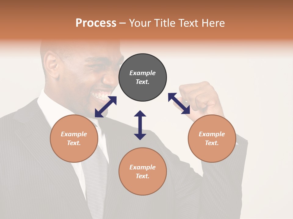 Business Fist Winner PowerPoint Template