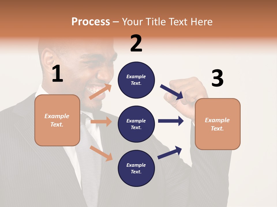 Business Fist Winner PowerPoint Template