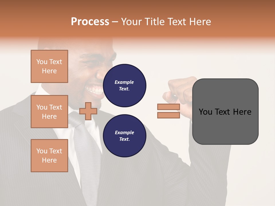 Business Fist Winner PowerPoint Template