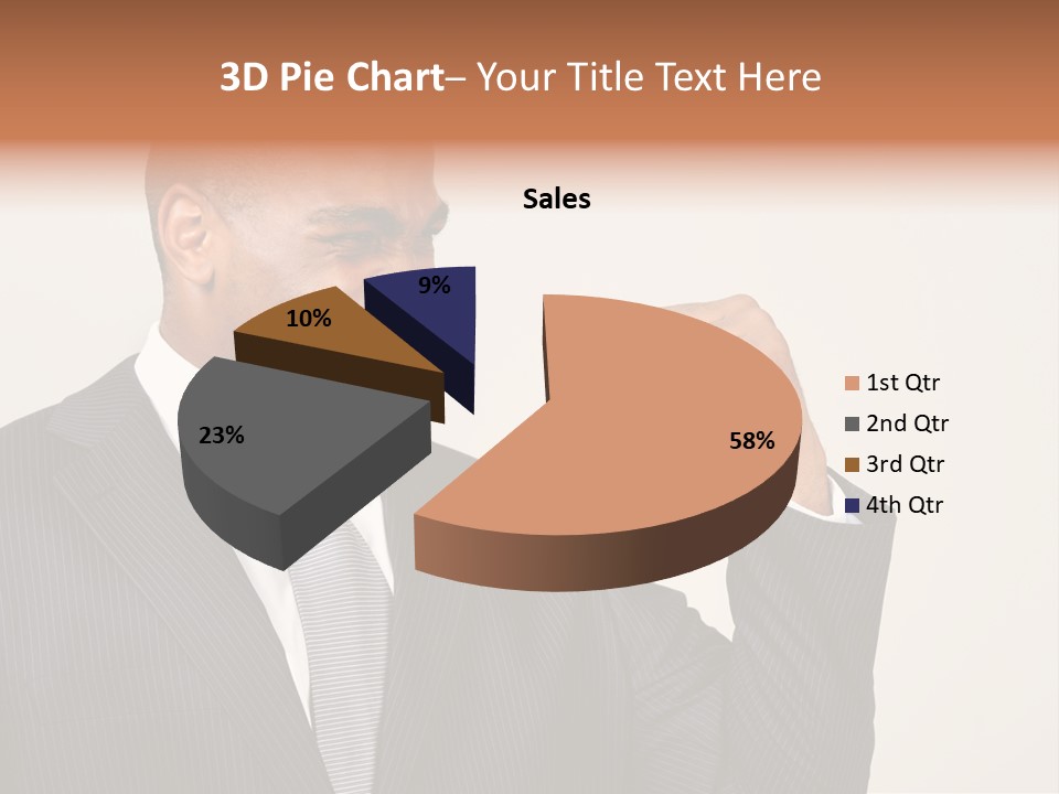 Business Fist Winner PowerPoint Template