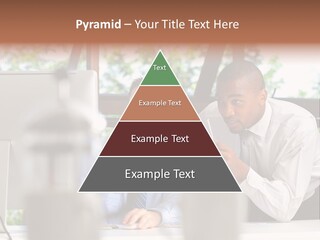 Team Men Sitting PowerPoint Template