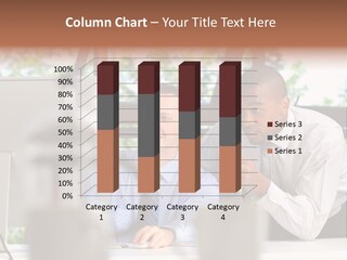 Team Men Sitting PowerPoint Template