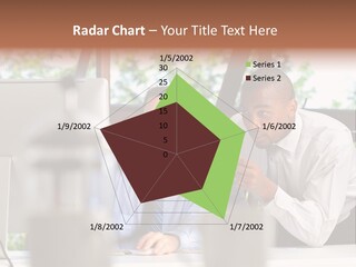 Team Men Sitting PowerPoint Template