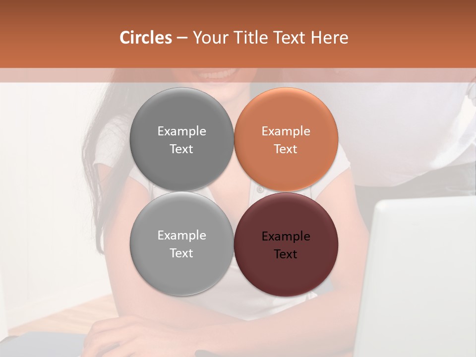 Office Woman Indoors PowerPoint Template