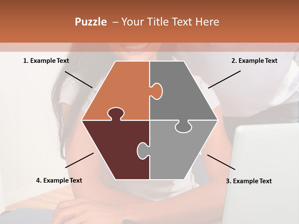 Office Woman Indoors PowerPoint Template