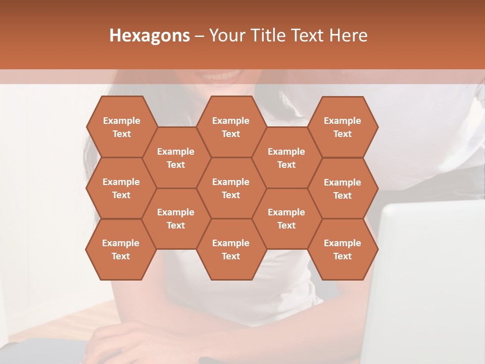 Office Woman Indoors PowerPoint Template