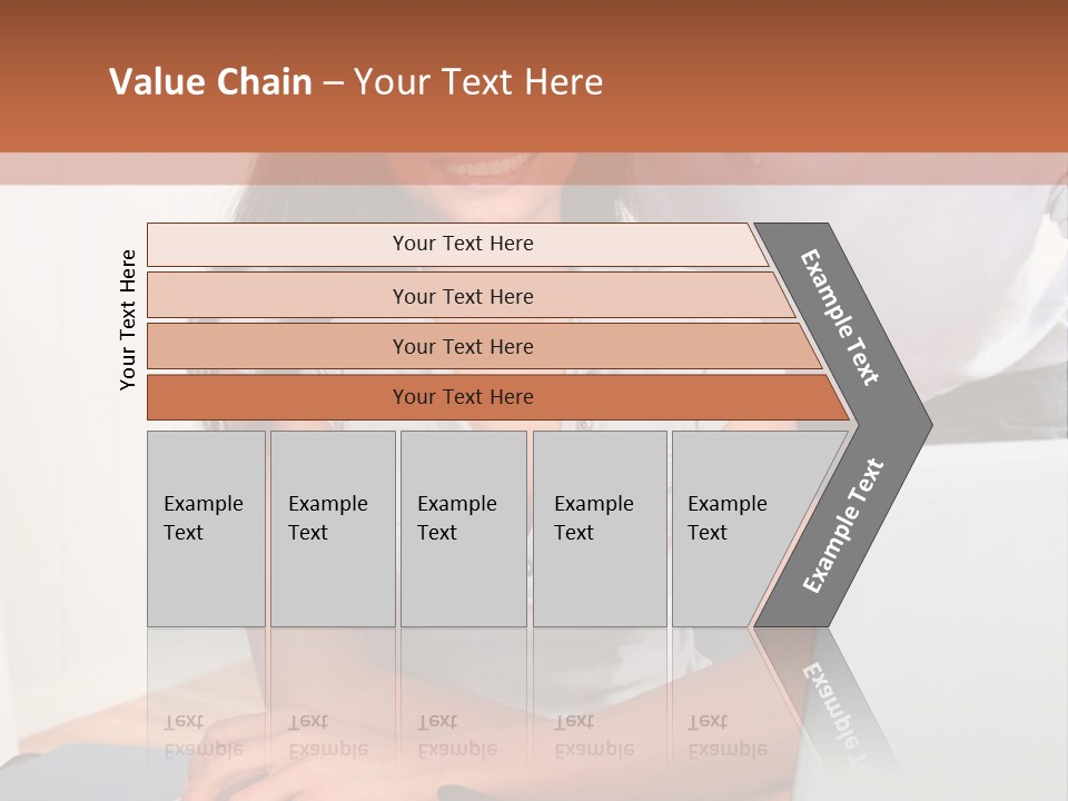 Office Woman Indoors PowerPoint Template