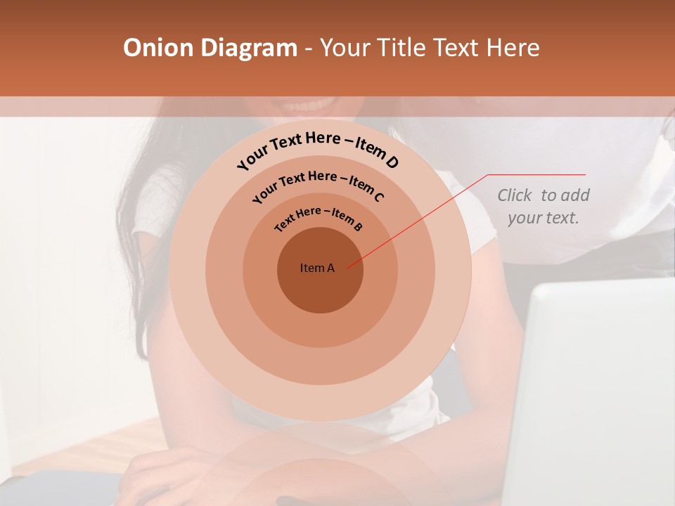 Office Woman Indoors PowerPoint Template