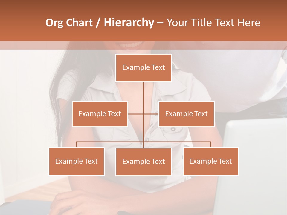 Office Woman Indoors PowerPoint Template