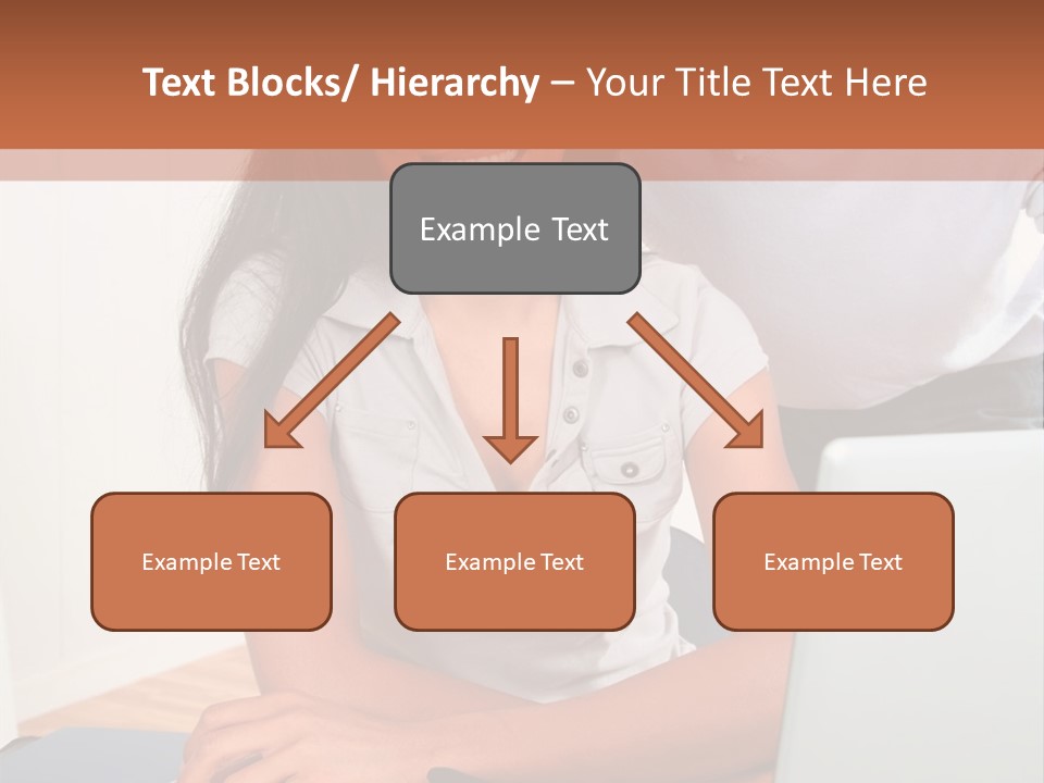 Office Woman Indoors PowerPoint Template