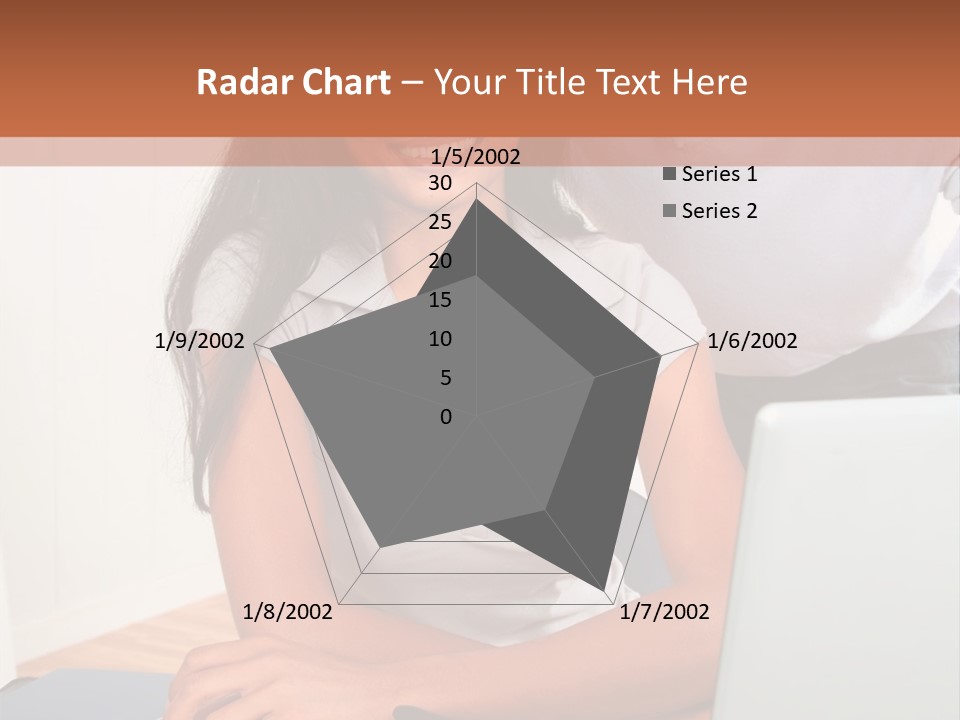 Office Woman Indoors PowerPoint Template