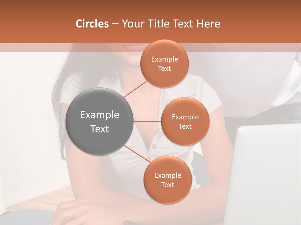 Office Woman Indoors PowerPoint Template