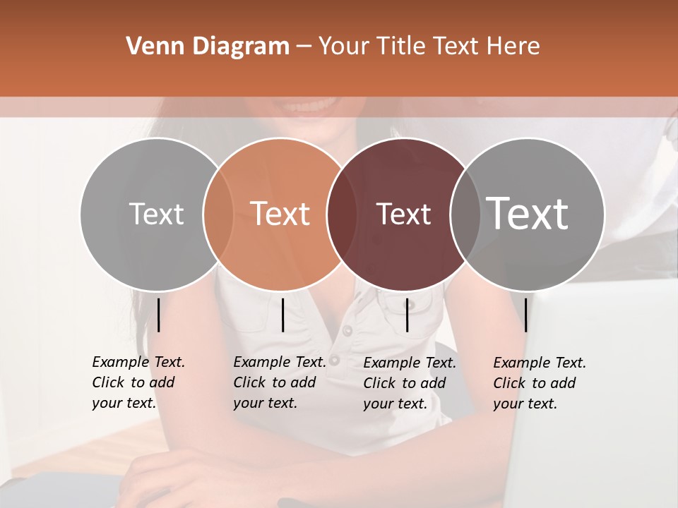 Office Woman Indoors PowerPoint Template