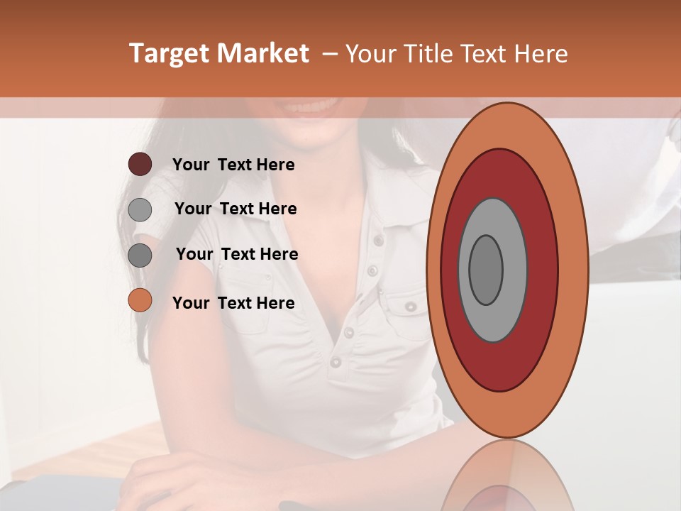 Office Woman Indoors PowerPoint Template