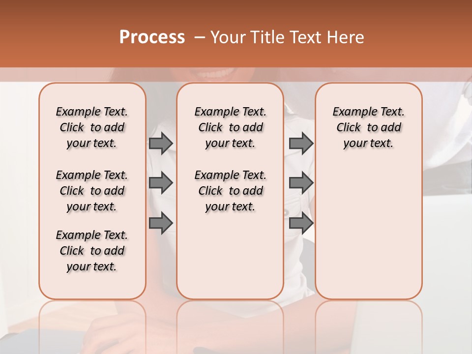 Office Woman Indoors PowerPoint Template