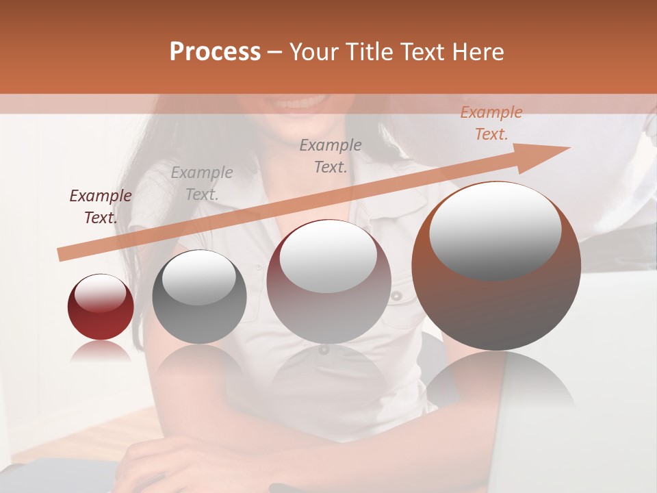 Office Woman Indoors PowerPoint Template