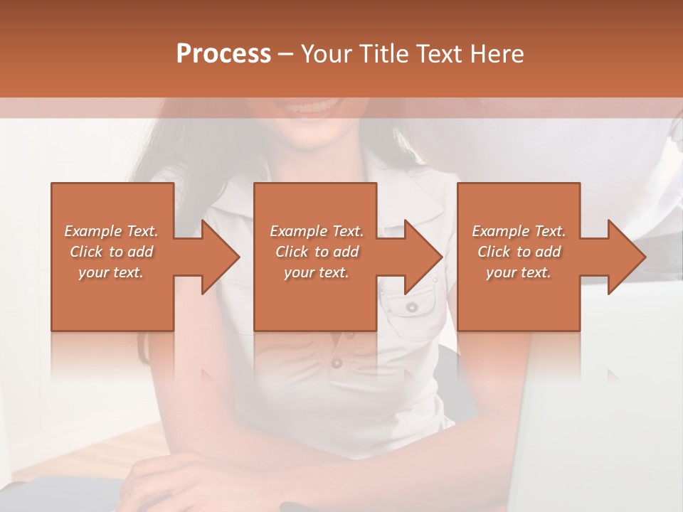Office Woman Indoors PowerPoint Template