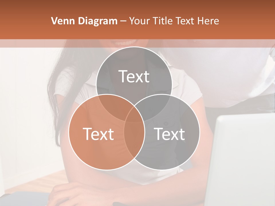 Office Woman Indoors PowerPoint Template