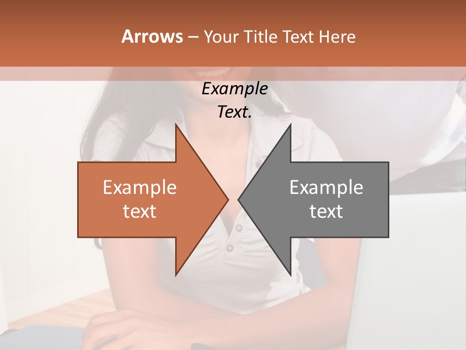 Office Woman Indoors PowerPoint Template