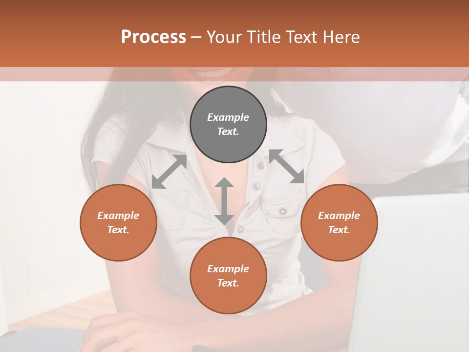 Office Woman Indoors PowerPoint Template