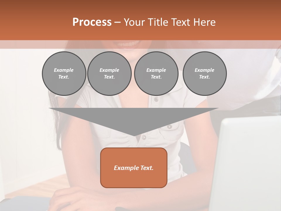 Office Woman Indoors PowerPoint Template