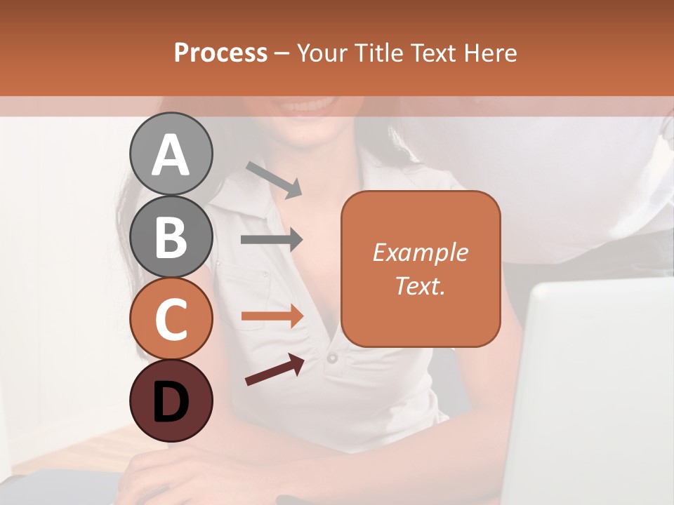 Office Woman Indoors PowerPoint Template