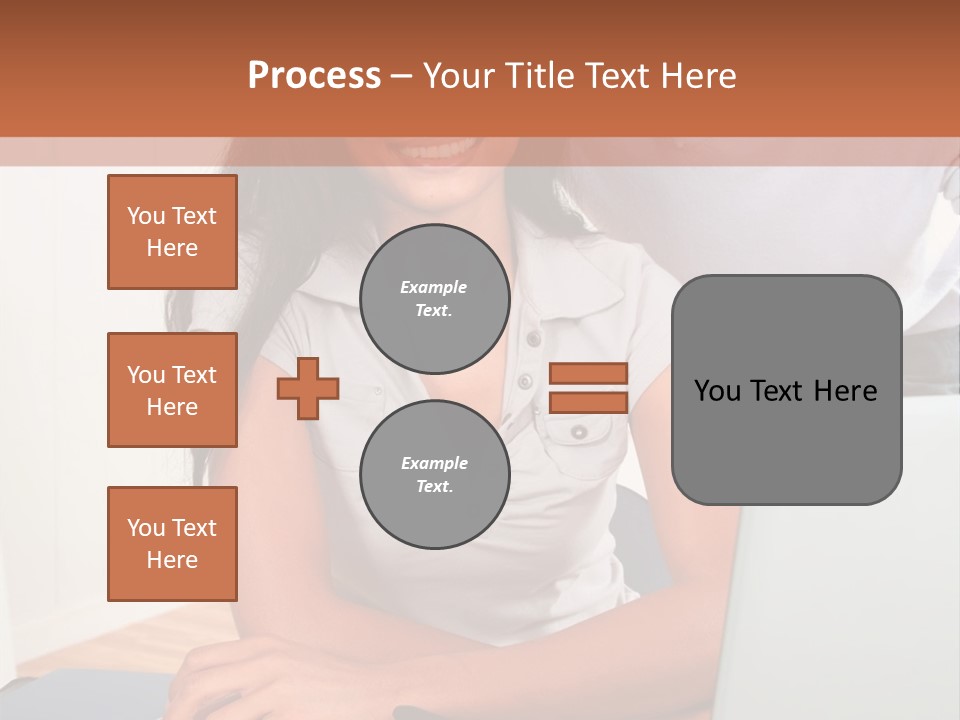 Office Woman Indoors PowerPoint Template