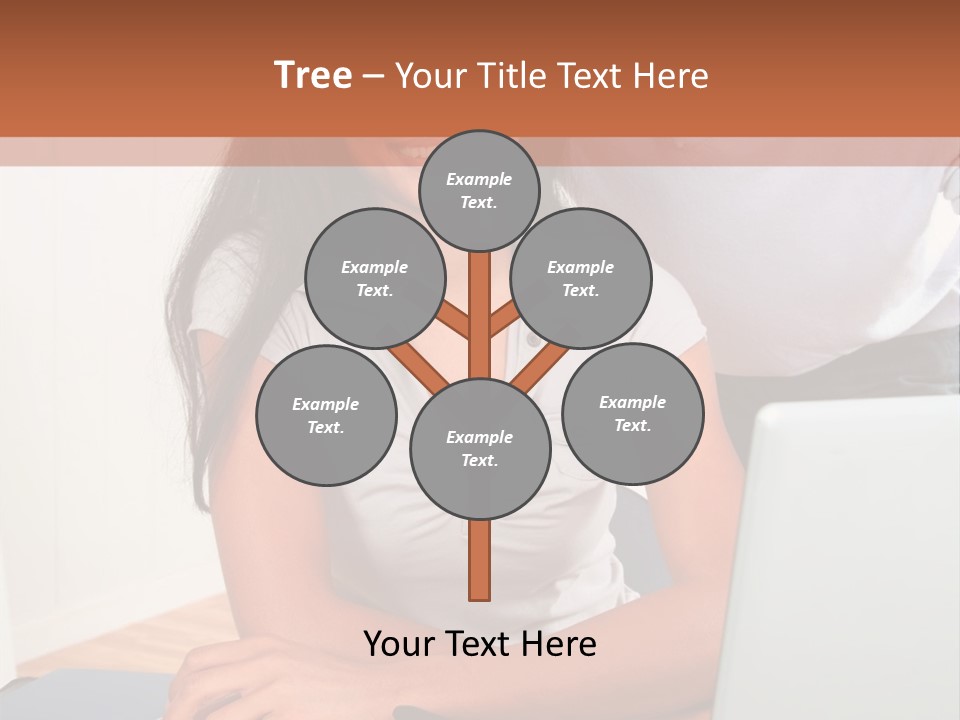 Office Woman Indoors PowerPoint Template