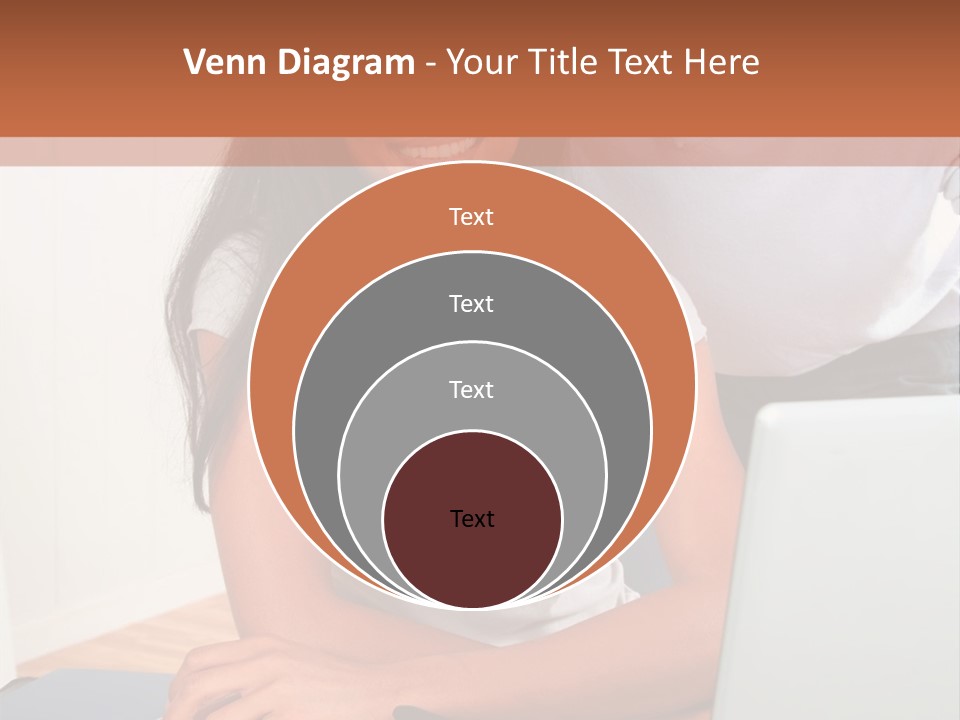 Office Woman Indoors PowerPoint Template