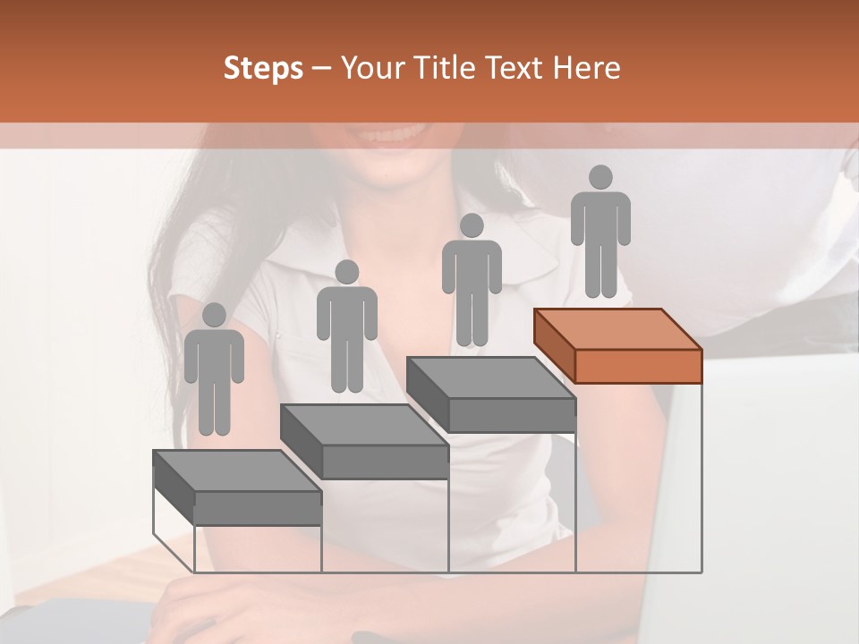 Office Woman Indoors PowerPoint Template