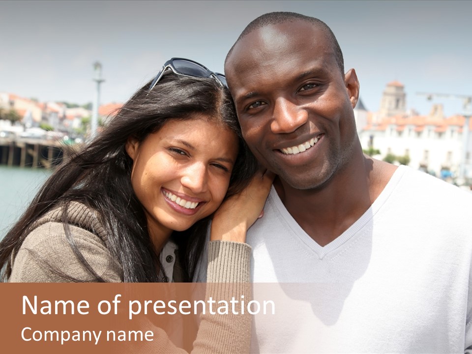 City Latino African PowerPoint Template