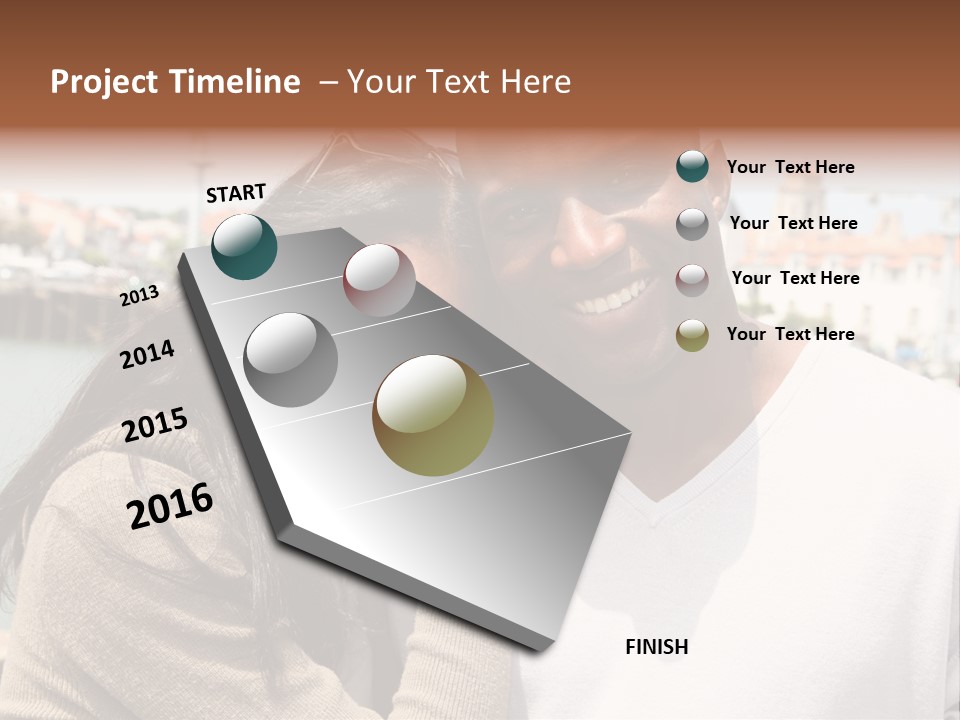 City Latino African PowerPoint Template