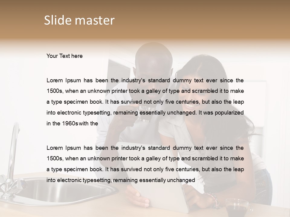 Happy Kitchen Happiness PowerPoint Template