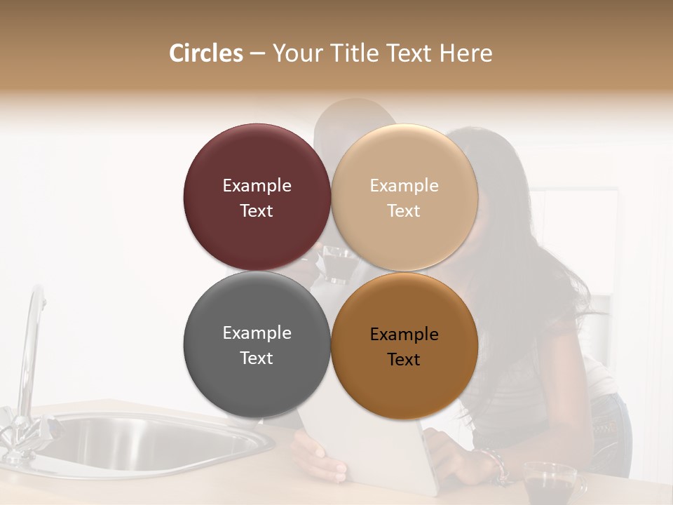 Happy Kitchen Happiness PowerPoint Template