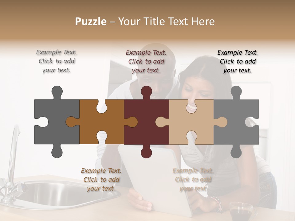 Happy Kitchen Happiness PowerPoint Template