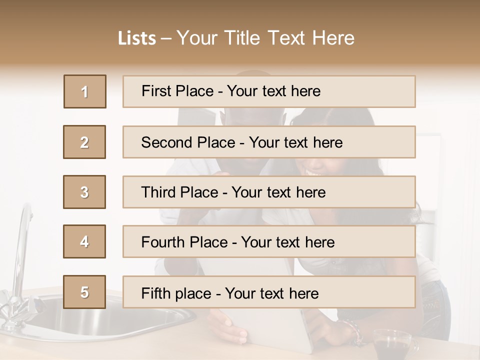 Happy Kitchen Happiness PowerPoint Template