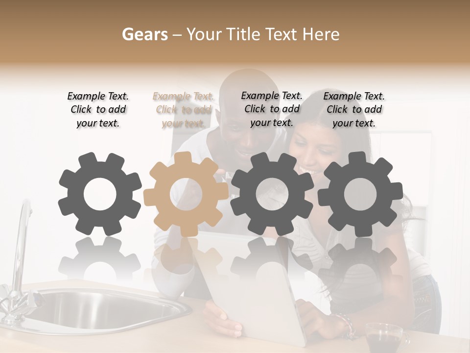 Happy Kitchen Happiness PowerPoint Template