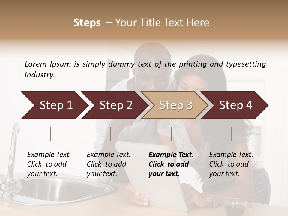 Happy Kitchen Happiness PowerPoint Template