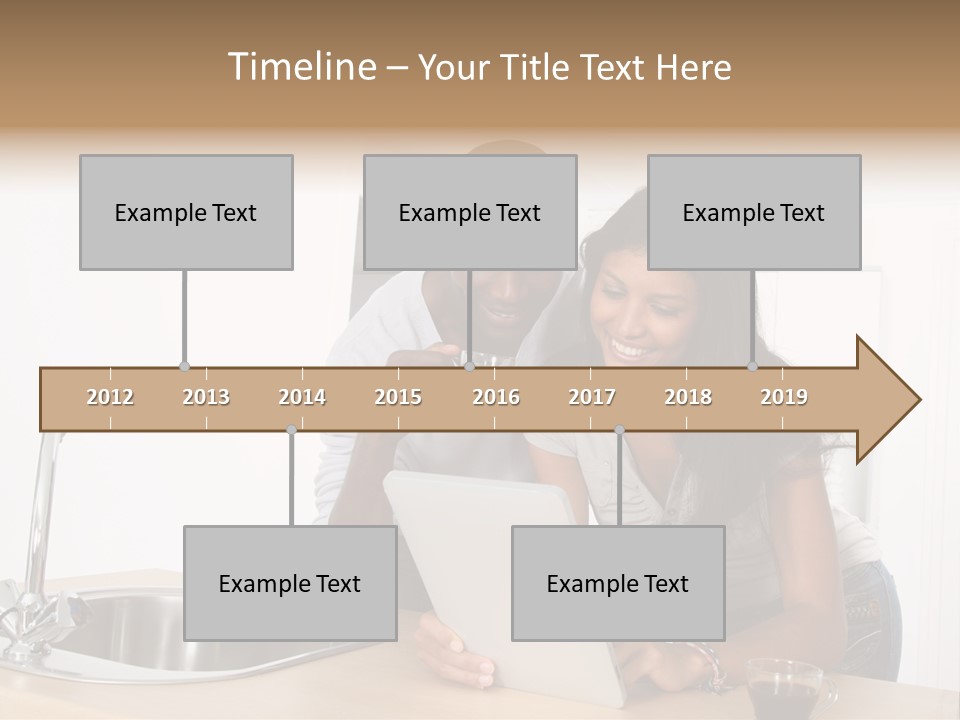 Happy Kitchen Happiness PowerPoint Template