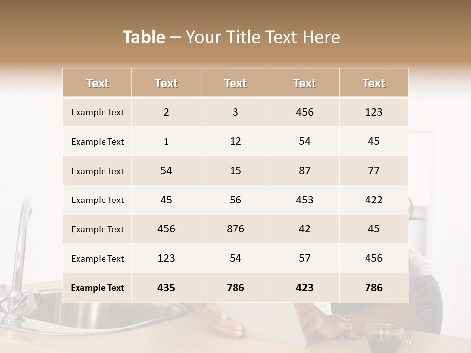 Happy Kitchen Happiness PowerPoint Template