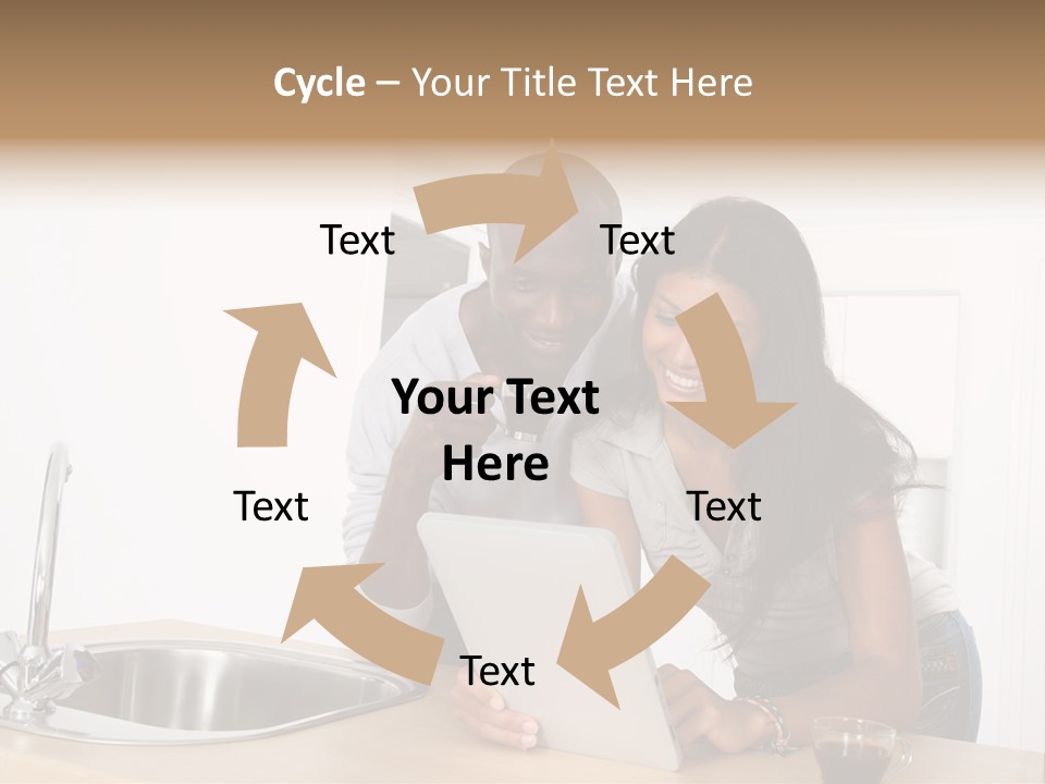 Happy Kitchen Happiness PowerPoint Template